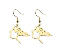 Picasso Art Face Hook Earrings,Modern Art Face Earrings，Stainless Steel Abstract Woman Face Silhouette Dangle Earrings for Woman Art Fashion Jewelry, One Size, Stainless Steel, No Gemstone