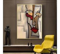 Picasso Classical Art Oil Paintings Print on Canvas Posters Prints Abstract Famous Wall Art Pictures for Living Room(80x120cm(31x47in)/No frame)