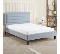 picasso fabric small double bed in blue