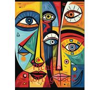 Picasso Faces coloring book