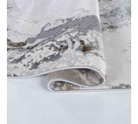 Picasso Modern Living Room Rug - Abstract Area Rugs Gold 120X170 Cm
