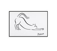 Picasso, Painting of A Cat, Line Drawing Poster Poster Painting Canvas Wall Art Living Room Posters Painting 12x18inch(30x45cm)