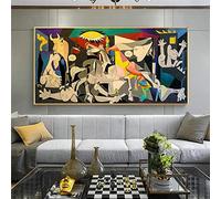 Picasso picture Wall Art Print Abstract Canvas Oil Paintings Print on Canvas Art Posters Decor 100x200cm/(39x79inch) with Golden Frame
