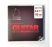 Picato 90778 Nickel Round Wound 10-48 Electric Guitar Strings, Set of 6 Strings