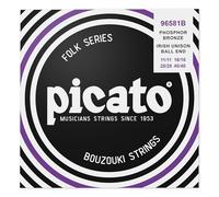 Picato 96581B Bouzouki Irish Unison Tuning Ball End Strings, Set of 8 Pieces