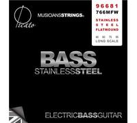Picato 96681 Bass Guitar Stainless Steel Flatwound Set, 40-95