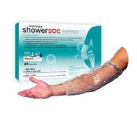 PICC line shower sleeve cover protector- 25 pack- Large arm- knee waterproof broken wound elbow surgery- circumference of 17 to 25 inches - bandage