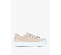 Piccadilly Circus Blush Leather Flatform Trainers - Ndl / 37