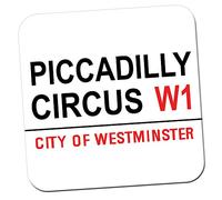 Piccadilly Circus London West End Coaster/Pack of Coasters