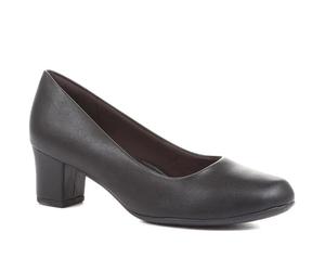 Piccadilly for Pavers Distinctive Ladies Pump Shoe in Black - Wide Fit D/E - Padded Insoles - Perfect Choice for Formal Wear - Size UK 5 / EU 38