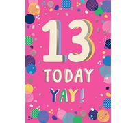 Piccadilly Greetings 13th Birthday Girl Milestone Birthday Card Age 13,Approx. 7 x 5 inches