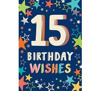 Piccadilly Greetings 15th Birthday Milestone Birthday Card Age 15,Approx. 7 x 5 inches