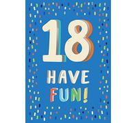 Piccadilly Greetings 18th Birthday Boy Milestone Birthday Card Age 18, Approx. 7 x 5 inches