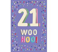 Piccadilly Greetings 21st Birthday Girl Milestone Birthday Card Age 21, Approx. 7 x 5 inches