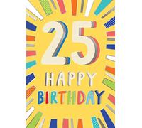 Piccadilly Greetings 25th Birthday Milestone Birthday Card Age 25, Approx. 7 x 5 inches