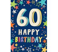 Piccadilly Greetings 60th Birthday Boy Milestone Birthday Card Age 60,Approx. 7 x 5 inches