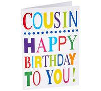 Piccadilly Greetings A10715 Traditional Birthday Card Cousin,blue ,7 x 5 inches