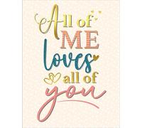 Piccadilly Greetings Anniversary Card, All of Me Loves You - 8 x 6 inches