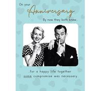 Piccadilly Greetings Anniversary Card, On Your Anniversary - Humorous - 8 x 6 inches
