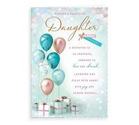 Piccadilly Greetings Avant Garde Studios Birthday Card Daughter - 9 x 6 inches