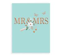 Piccadilly Greetings Avant Garde Studios Classic Wedding Card Wedding - ,Green,8 x 6 inches