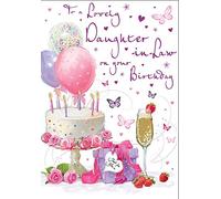 Piccadilly Greetings Birthday Card Daughter in Law - 9 x 6 inches - Regal Publishing