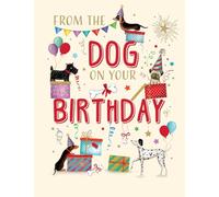 Piccadilly Greetings Birthday Card, From the Dog on Your Birthday - 8 x 6 inches
