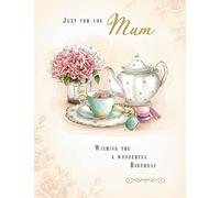 Piccadilly Greetings Birthday Card Mum, Just for You - 8 x 6 inches