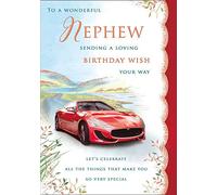 Piccadilly Greetings Birthday Card Nephew - 10 x 7 inches - Regal Publishing, C80509REGALP, white