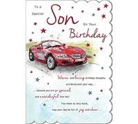 Piccadilly Greetings Birthday Card Son - 9 x 6 inches - Regal Publishing