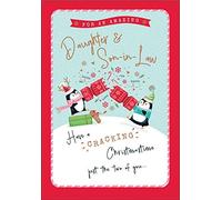 Piccadilly Greetings Character Christmas Card Daughter & Sister in Law - 9 x 6 inches
