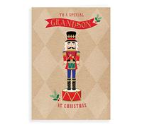 Piccadilly Greetings Character Christmas Card Grandson - 7 x 5 inches