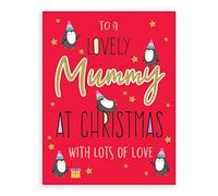 Piccadilly Greetings Character Christmas Card Mummy - 8 x 6 inches