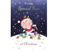 Piccadilly Greetings Character Christmas Card, Special Nan - 7 x 5 inches