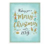 Piccadilly Greetings Christmas Card Open - 8 x 6 inches