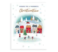 Piccadilly Greetings Christmas Card Open - 8 x 6 inches