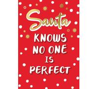 Piccadilly Greetings Christmas Card Open Santa knows - 7 x 5 inches