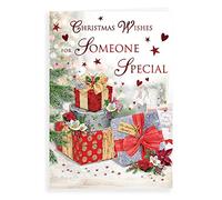 Piccadilly Greetings Christmas Card Someone Special - 9 x 6 inches - Regal Publishing, C85492