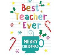Piccadilly Greetings Christmas Card Thank You Teacher Mug text - 8 x 6 inches