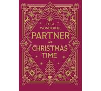 Piccadilly Greetings Christmas Card To a Wonderful Partner Foil icons - 9 x 6 inches