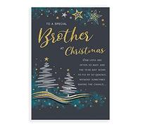Piccadilly Greetings Classic Christmas Card Brother - 9 x 6 inches - Regal Publishing,C85367