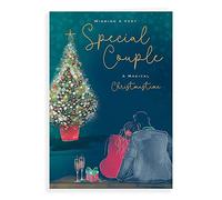 Piccadilly Greetings Classic Christmas Card Special Couple - 9 x 6 inches