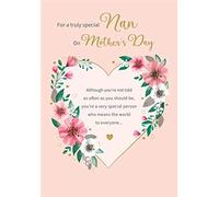 Piccadilly Greetings Classic Mother's Day Card Nan - 9 x 6 inches - Regal Publishing, C88230