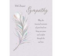 Piccadilly Greetings Classic Symapthy Card Sympathy - 8 x 6 inches - Regal Publishing