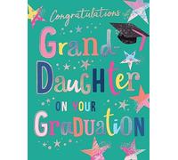 Piccadilly Greetings Congratulations Granddaughter on your Graduation - 8 x 6 inches - Avant Garde Studios