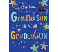 Piccadilly Greetings Congratulations Grandson on your Graduation - 8 x 6 inches - Avant Garde Studios