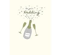 Piccadilly Greetings Contemporary Wedding Card Wedding - 8 x 6 inches