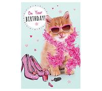 Piccadilly Greetings Cute Birthday Card Birthday - 7 x 5 inches