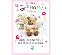 Piccadilly Greetings Cute Mother's Day Card Grandma - 9 x 6 inches - Regal Publishing