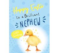 Piccadilly Greetings Easter Card, Happy Easter To a Brilliant Nephew - 8 x 6 inches